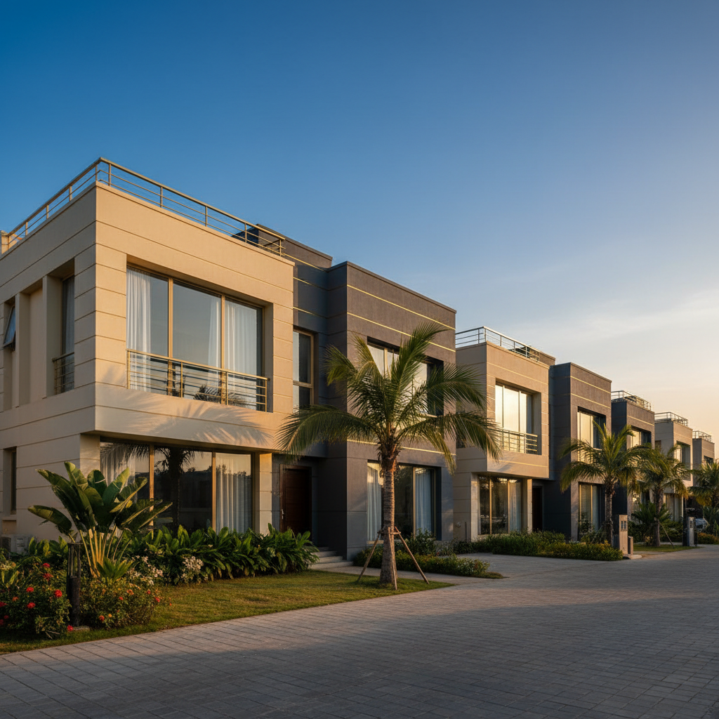 Premium modern villas at Shadhil Metro Heights